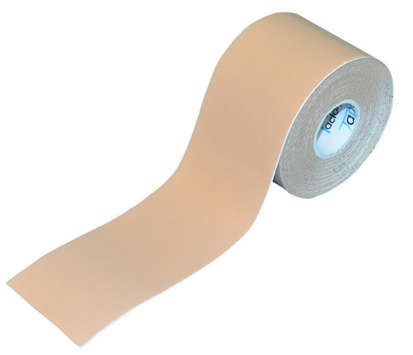 Tapefactory24 Premium Line Kinesiologie Tape 5cm x 5m beige, 1 Stück