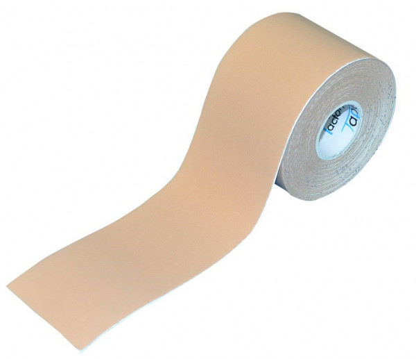 Tapefactory24 Premium Line Kinesiologie Tape 5cm x 5m beige, 2er Set