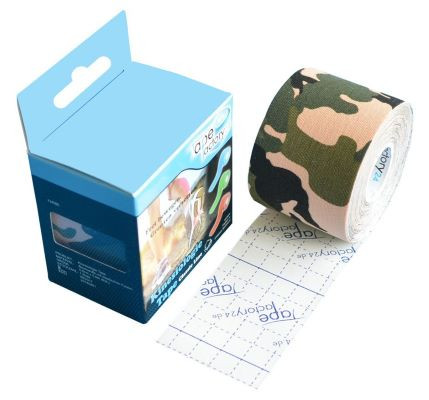 Tapefactory24 Classic Line Kinesiologie Tape 5cm x 5m camouflage