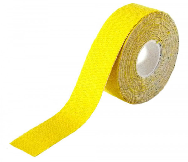 Tapefactory24 Classic Line Kinesiologie Tape 2,5cm x 5m - gelb
