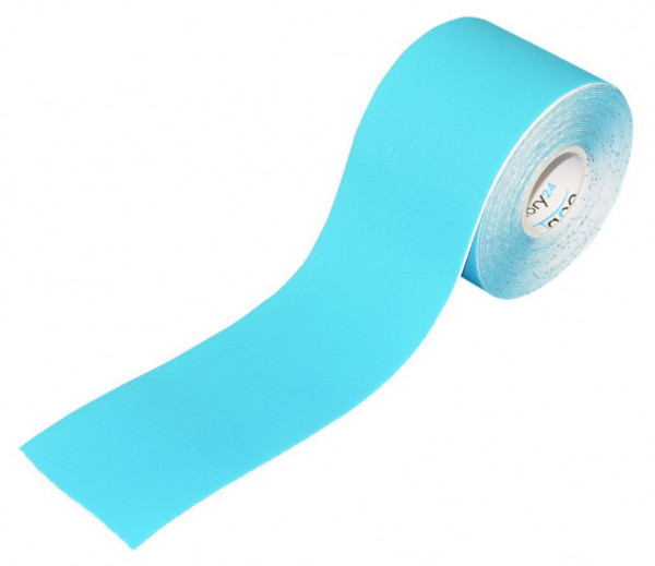 Tapefactory24 Premium Line Kinesiologie Tape 5cm x 5m blau, 5er Set